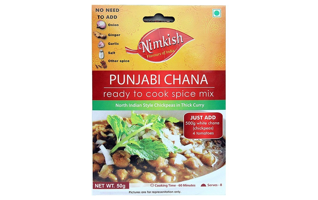 Nimkish Punjabi Chana Masala   Box  50 grams